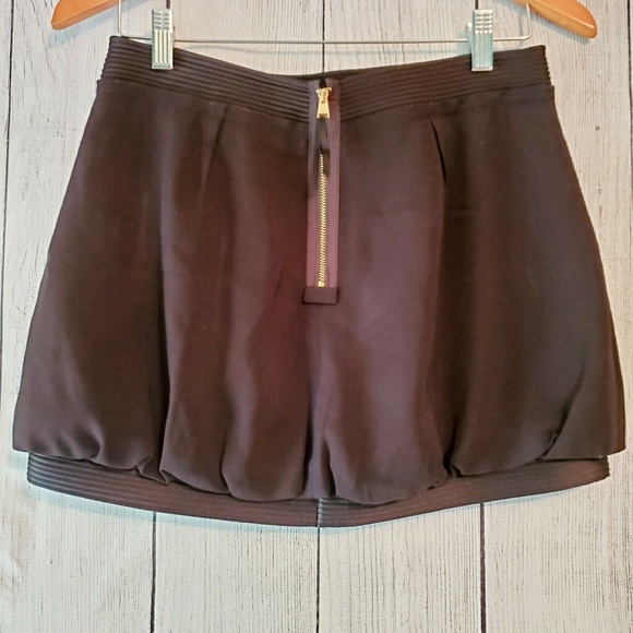 BCBG Maxazria Womens Silk Lined Mini Skirt Size 4 - Picture 3 of 4